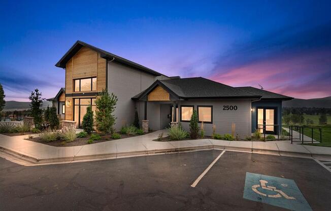 Exterior View Of The Clubhouse at Columbia Village, Idaho