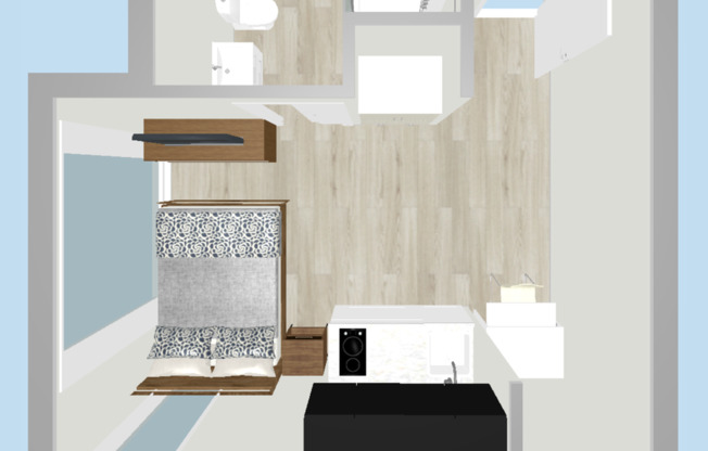 Studio, 1 bath, 251 sqft, $1,084, Unit 106 MFTE