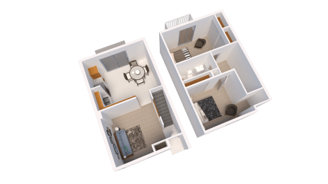 2 beds, 1 bath, 960 sqft, $998