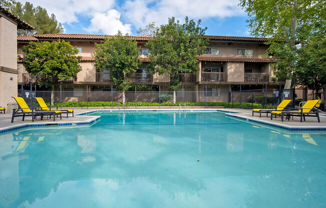 Cool Swimming Pool at Wilbur Oaks Apartments, California, 91360