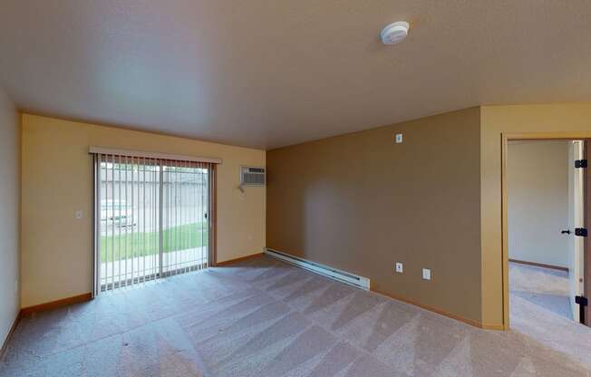 Williston Garden Living Room Two bedroom apartment rental in Williston, North Dakota