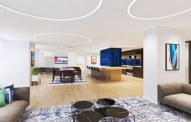 1 bed, 1 bath, 590 sqft, $3,400, Unit 19M
