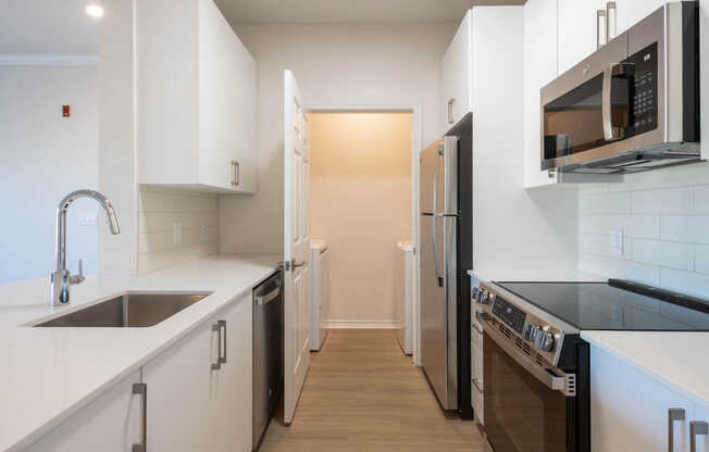 Kitchen with Stainless Steel Appliances