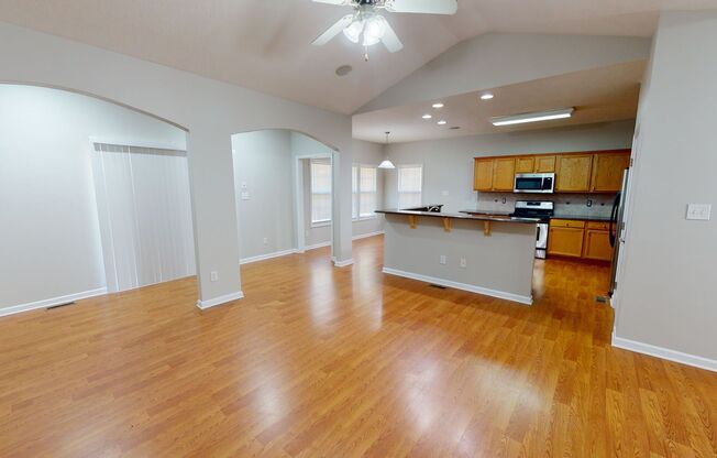 3 Bedroom Open Floor-Plan Home with Finished Bonus Room Located in Carolina Lakes!