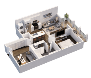 1 bed, 1 bath, 790 sqft, $1,770