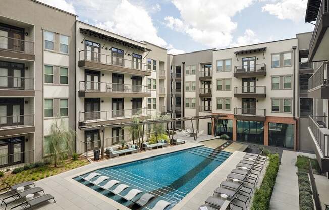 Resort-style Pool at The Baldwin at St. Paul Square, San Antonio, 78205