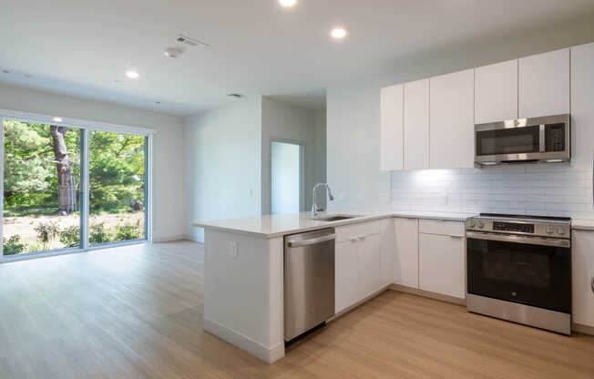 Kitchen with Stainless Steel Appliances