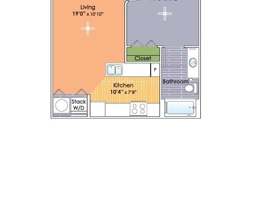 1 bed, 1 bath, 499 sqft, $1,145, Unit #1503 Granite