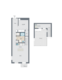 1 bed, 1 bath, 676 sqft, $2,888