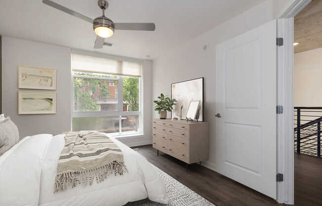 Bedroom with Hard Surface Flooring
