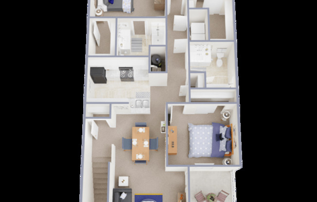 3 beds, 2 baths, 1,202 sqft, $1,549
