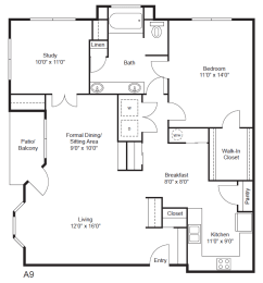 1 bed, 1 bath, 1,168 sqft, $1,398