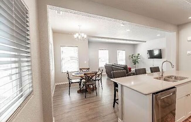 Welcome to this charming 3 bedroom, 2.5 bathroom fully furnished house