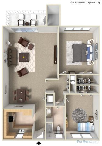 2 beds, 1 bath, 1,000 sqft, $1,459