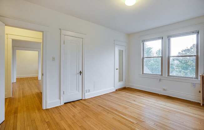 Two-bedroom living area at 4115 Wisconsin, Washington, DC