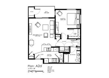 1 bed, 1 bath, 788 sqft, $2,000