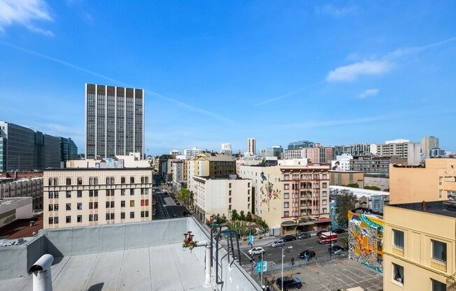 View of SF around TL apartments