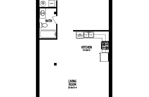 1 bed, 1 bath, 925 sqft, $1,275, Unit 306