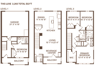 4 beds, 3.5 baths, 2,265 sqft, $3,785