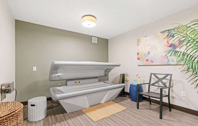 Tanning Room at The Preserve at Commerce Apartments in Rogers, MN 55374