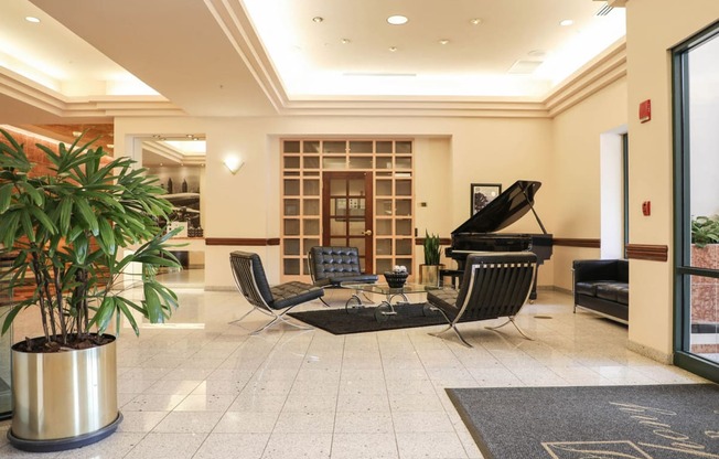 Lobby and Grand Piano