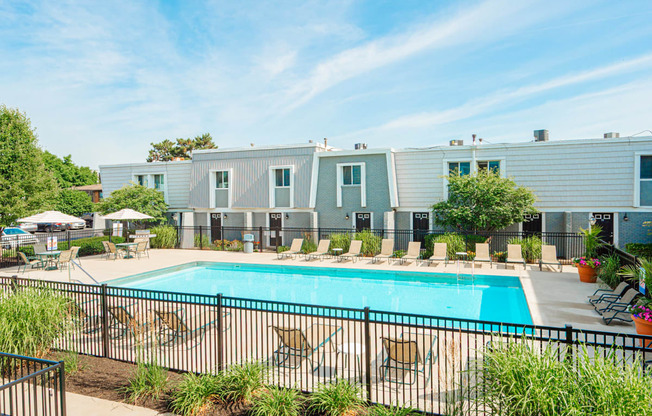 our apartments offer a swimming pool in front of our buildings