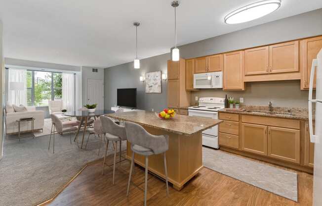 Elegant Dining Room at The Legends of Columbia Heights 55+ Living, Columbia Heights, MN