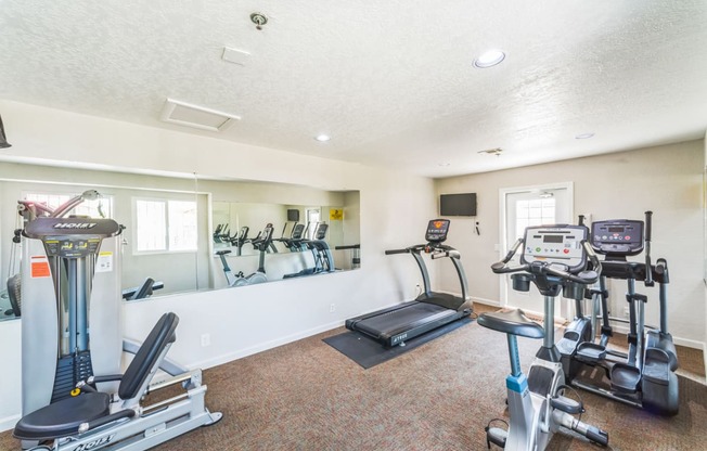 The Community Fitness Center at Meadow Creek Apartments in San Marcos, CA