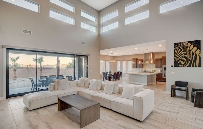 4056 Desert Trace Ct-Welcome to your Breathtaking Contemporary Oasis Located in a Gated Community at the Base of Lone Mountain