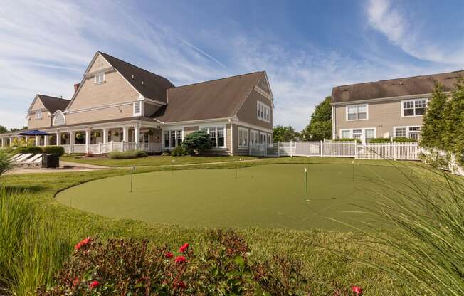 This is a photo of the putting green at Nantucket Apartments in Loveland, Ohio.