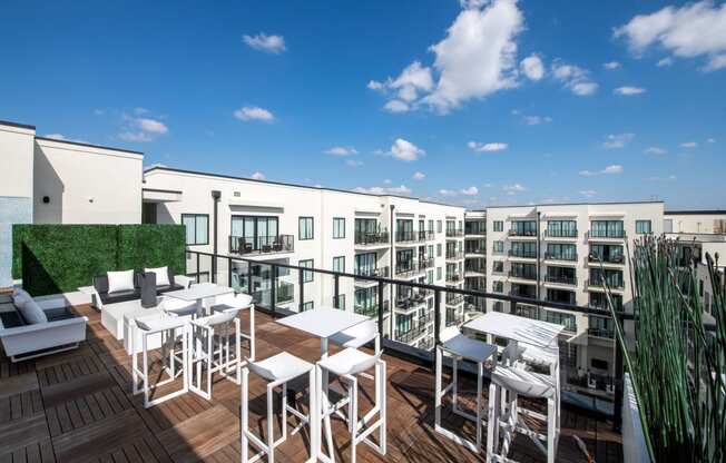 Rooftop deck and lounge area| SLX Atlanta at SLX Atlanta, Chamblee, GA