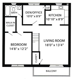 1 bed, 1 bath, 869 sqft, $2,325