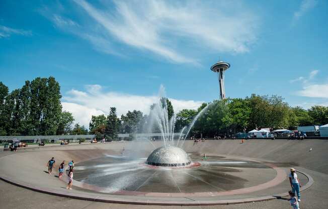 Seattle Center Fountain near Cirrus, 2030 8th Avenue, Seattle