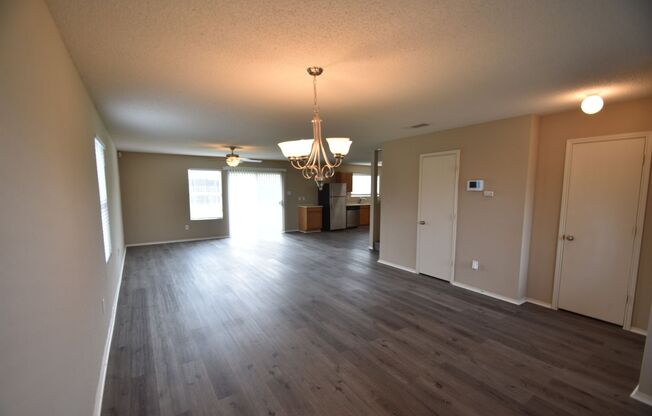 Luxury vinyl planks installed throughout entire home!