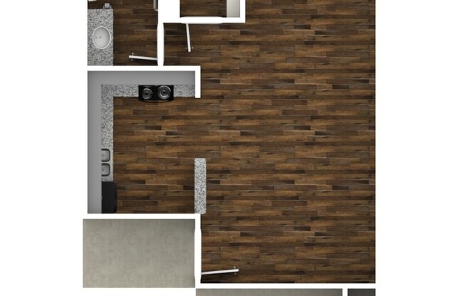 Studio, 1 bath, 445 sqft, $1,040