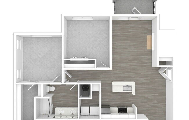 2 beds, 1 bath, 1,003 sqft, $1,810