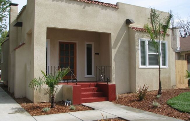 This Charming Spanish style home is located in the Tower District just across the street from Fresno City College