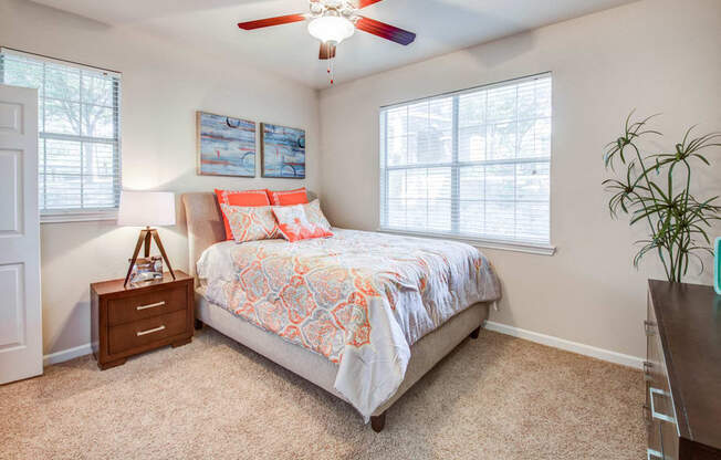 Nolina Flats - Spacious Bedroom with Plush Carpeting
