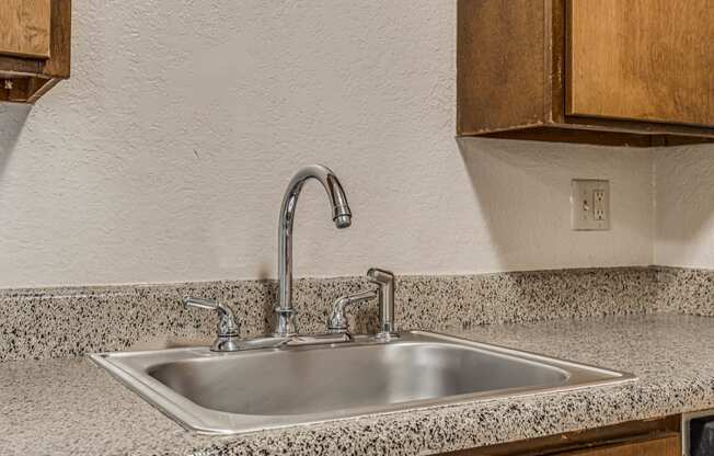 Kitchen Sink with Granite Countertops