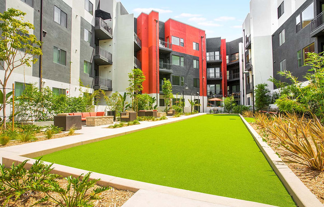 Green Lawn at Sorrel at Warner Center, Woodland Hills, California