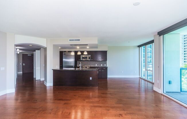 Allure Waikiki - 2 bedroom, 2 bath with 1 covered parking.