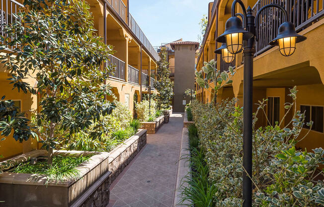 Lush Courtyards at The Verandas, Canoga Park