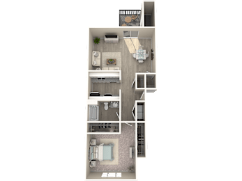 1 bed, 1 bath, 708 sqft, $1,783