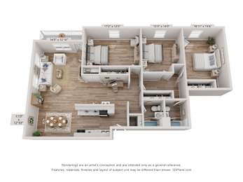 3 beds, 2 baths, 1,500 sqft, $2,153