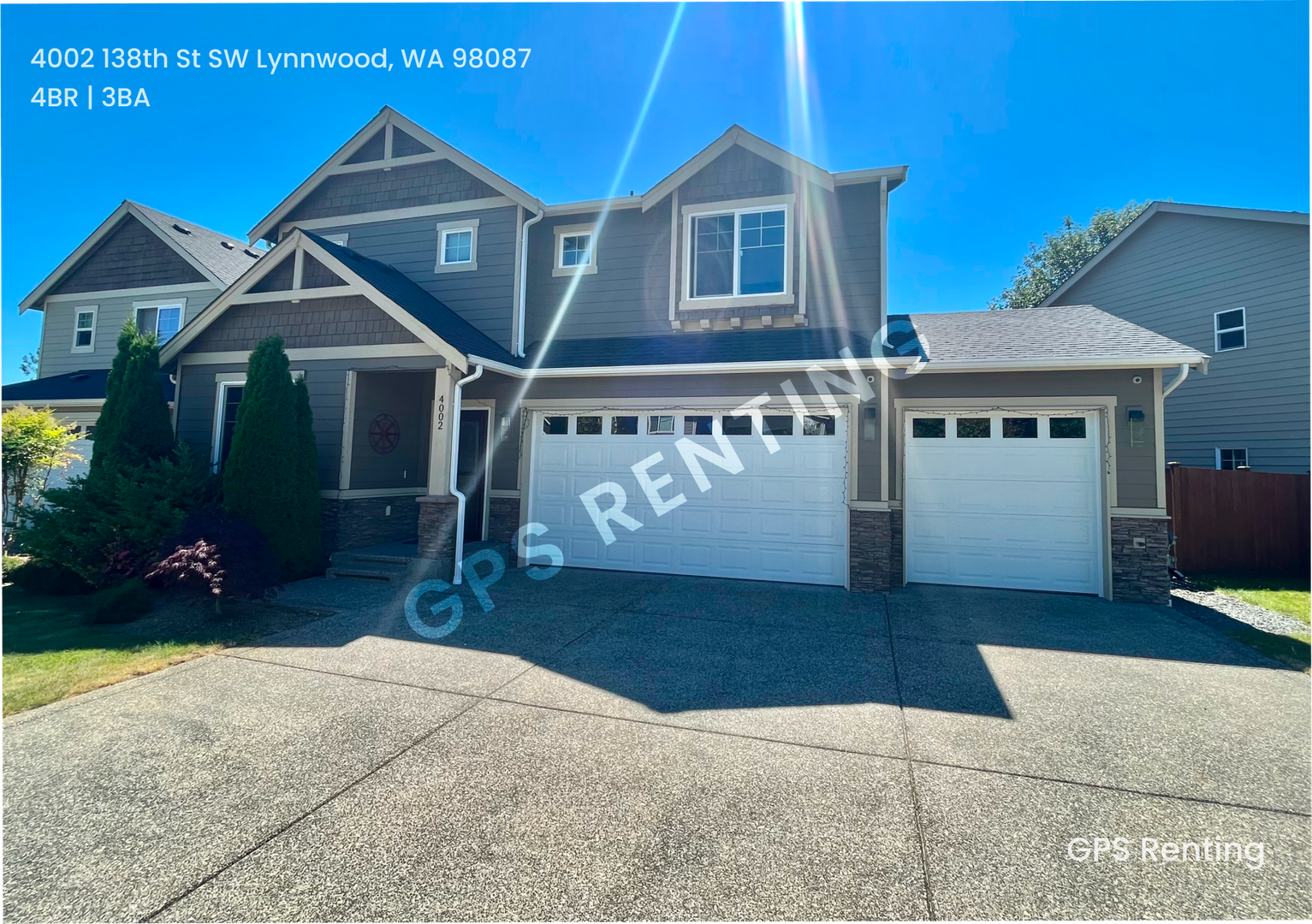 Spacious Modern 4 bedroom In Lynnwood with A/C!