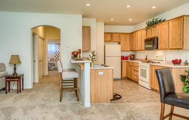 Ridgewood Kitchen with Countertop Seating