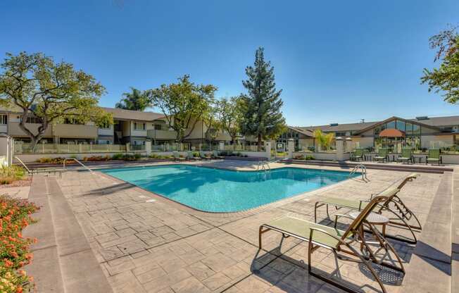 Swimming Pool With Relaxing Sundecks at Balboa, Sunnyvale, CA