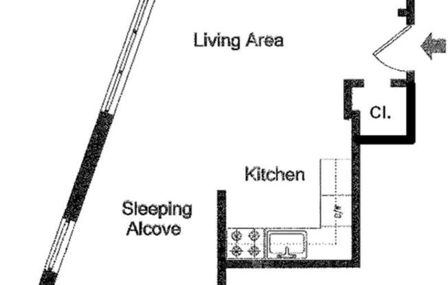 1 bed, 1 bath, $3,850, Unit LQQ