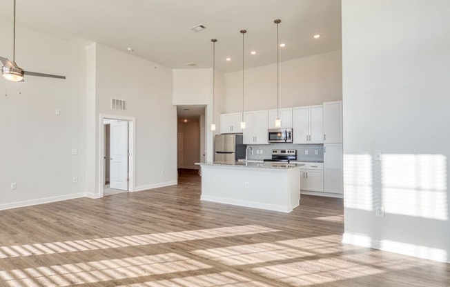 Living area at The Bella at Westchester, Midlothian, VA, 23113