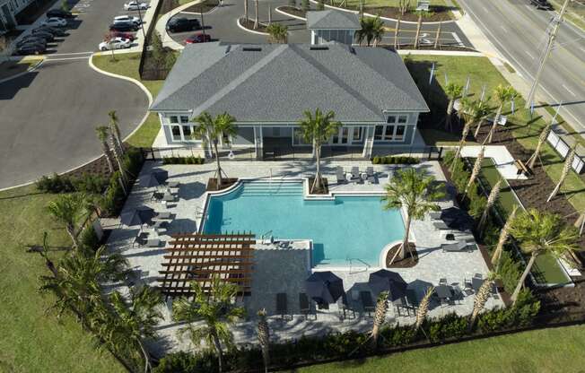 Aerial View at Jackson Palms Affordable Apartments in Jacksonville FL